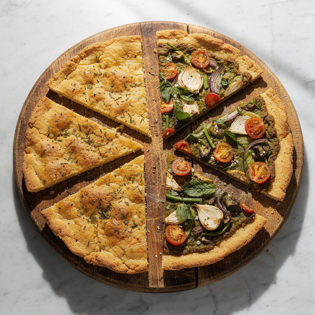 Almond Flour Pizza Crust (2 Ways!)