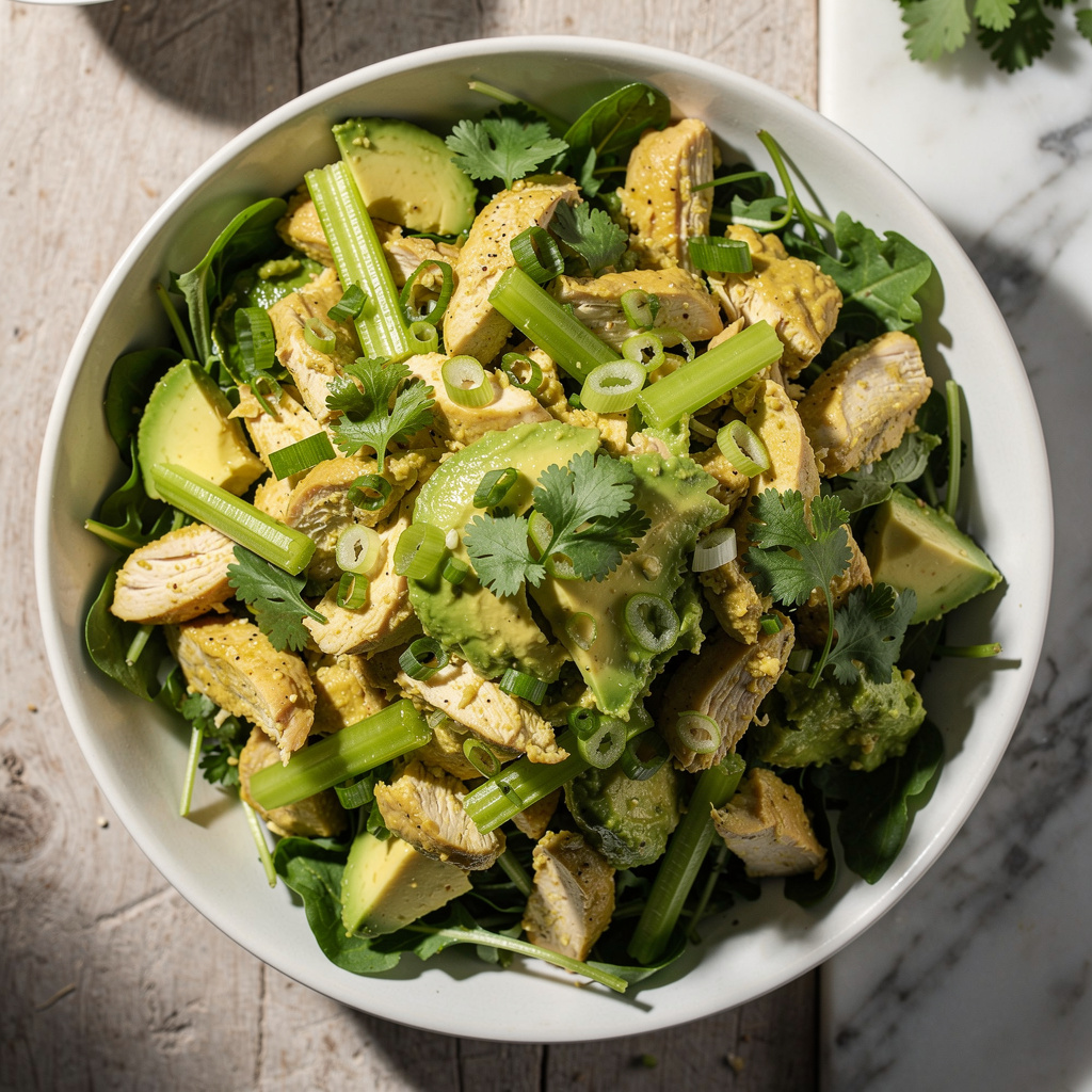 Curried Chicken Salad (No Mayo!)