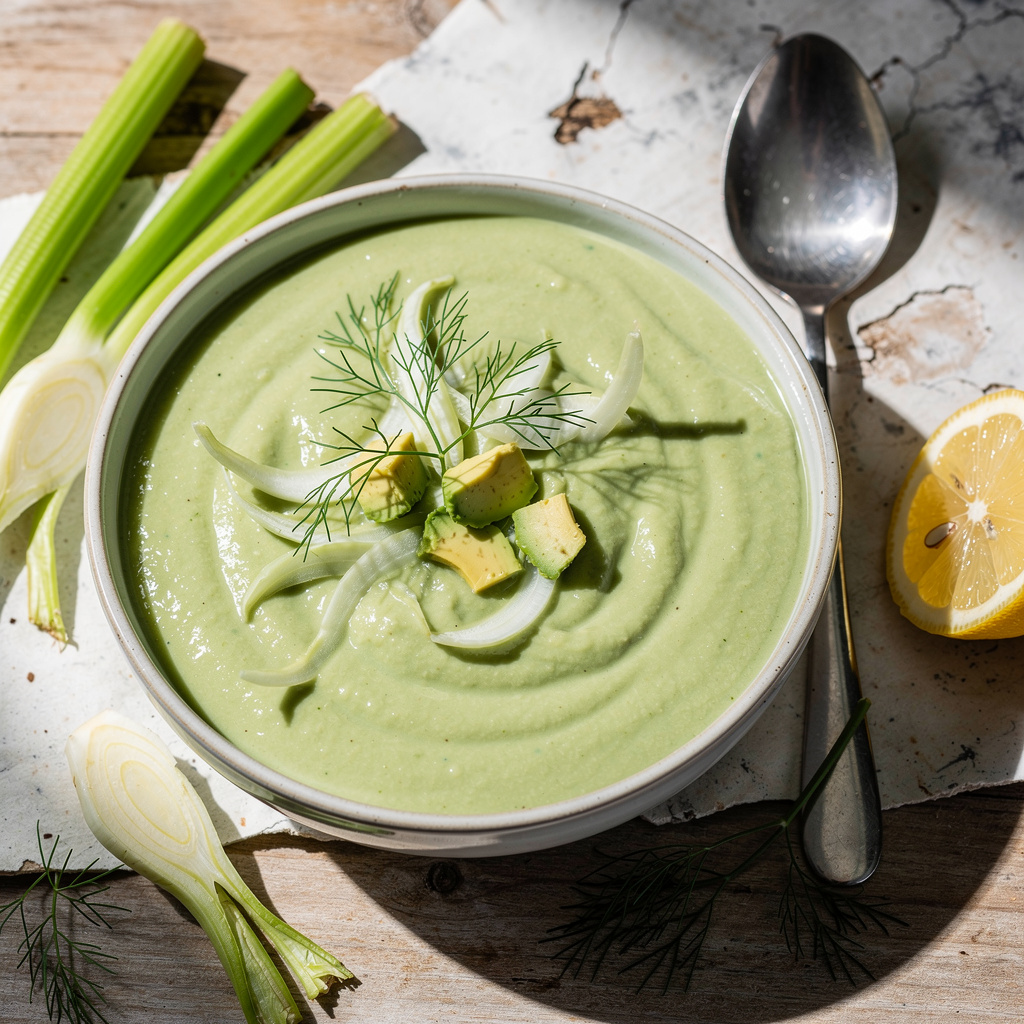 Raw Creamed Fennel Soup