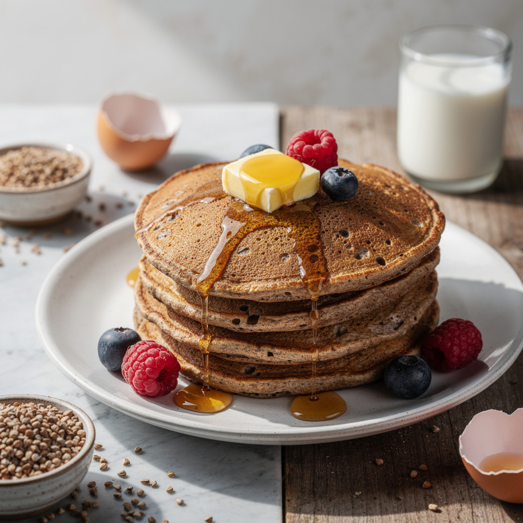 Sourdough Buckwheat Pancakes
