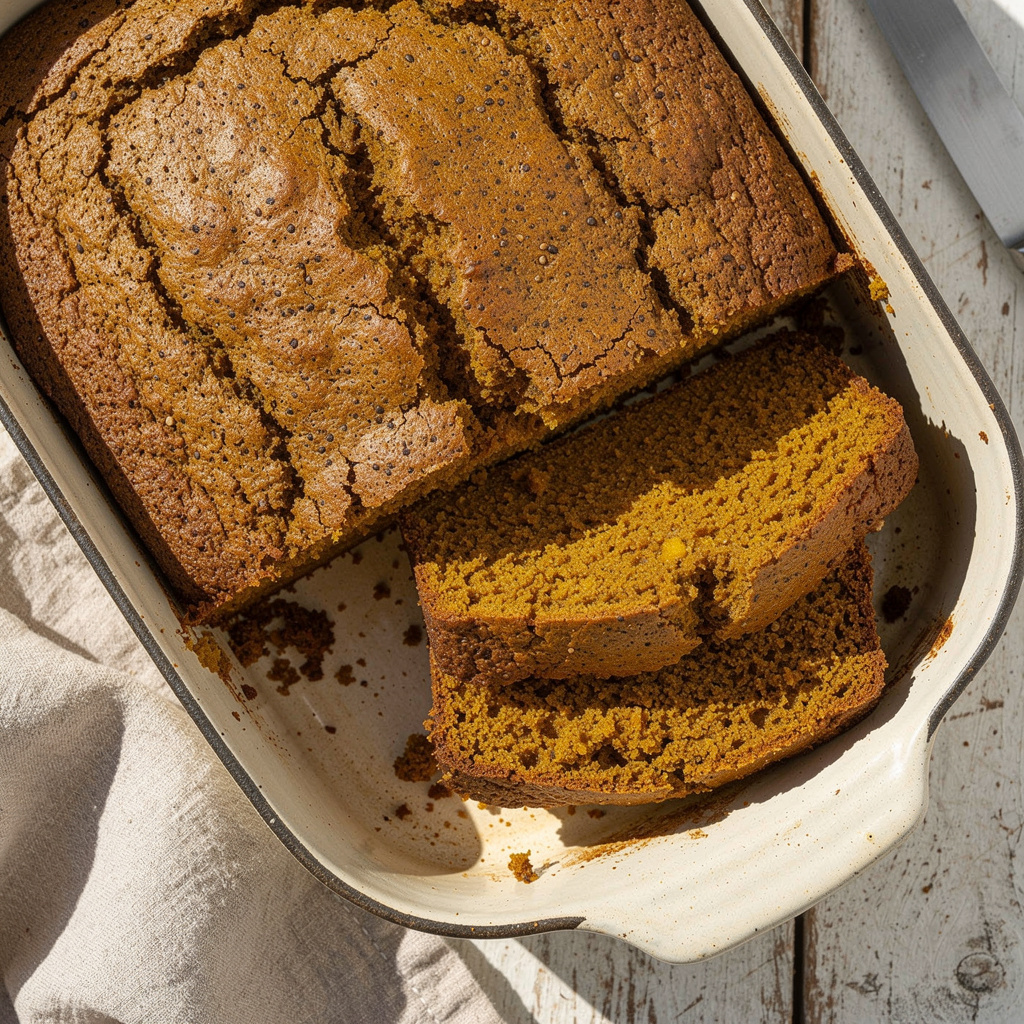 Vegan Pumpkin Bread (Gluten-free)