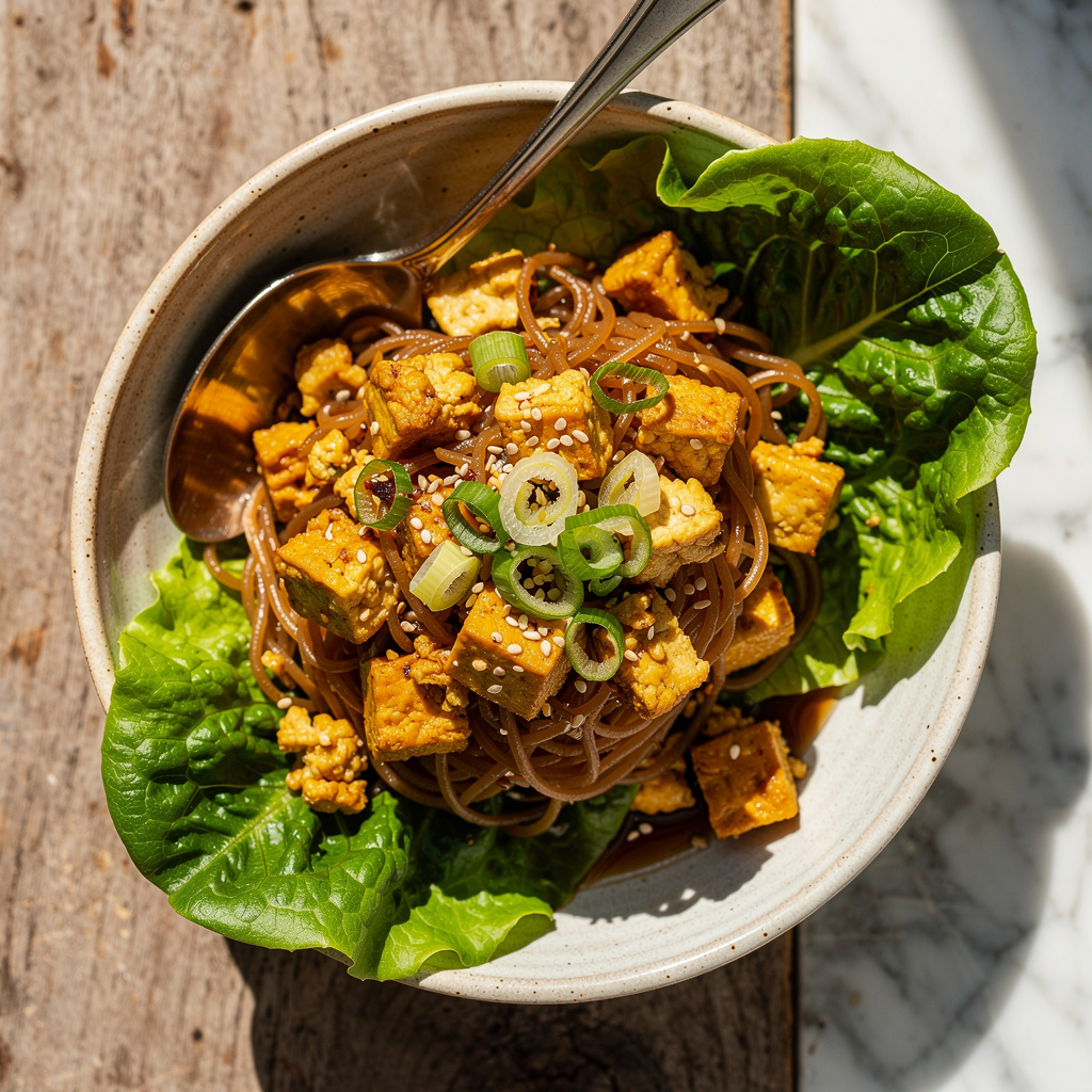 Tofu Lettuce Wraps