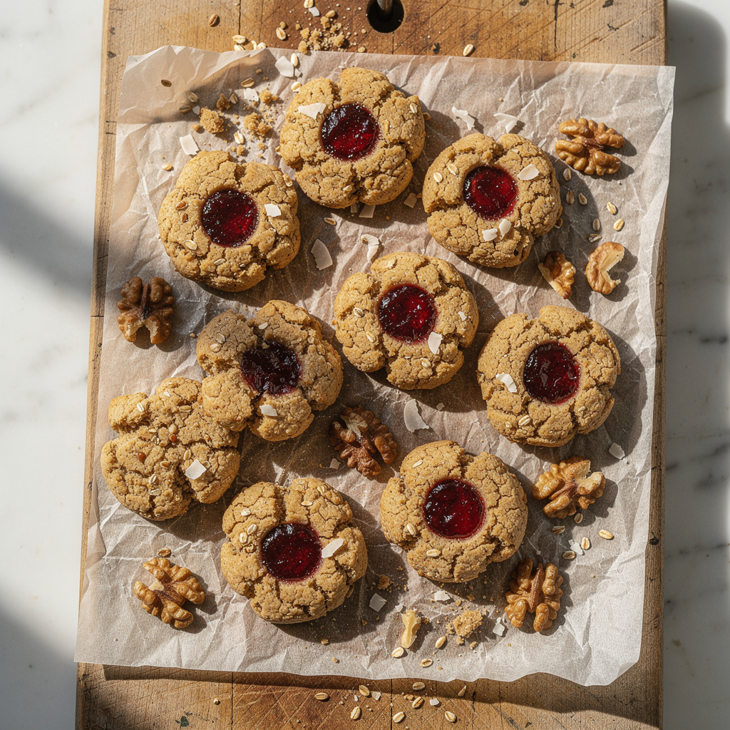 Jam Dot Holiday Cookies