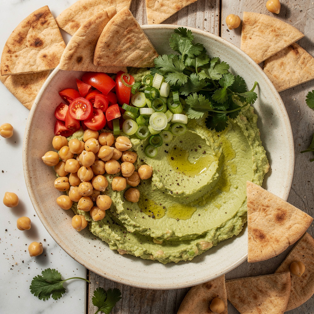 Smashed Chickpea Avocado Dip