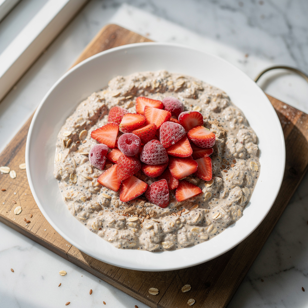 Protein Berry Overnight Oats