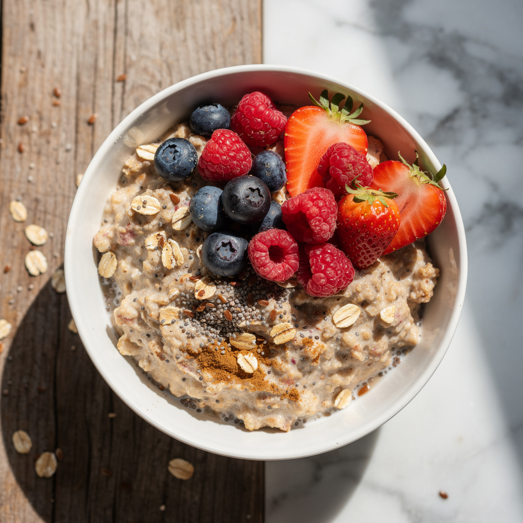 High Fiber Oatmeal & Berries
