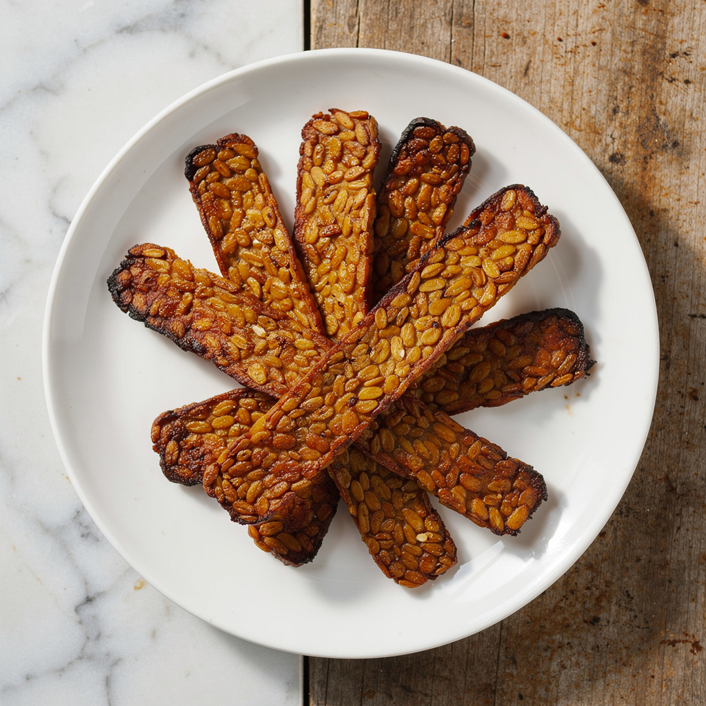 Smoky Tempeh “Bacon” Strips
