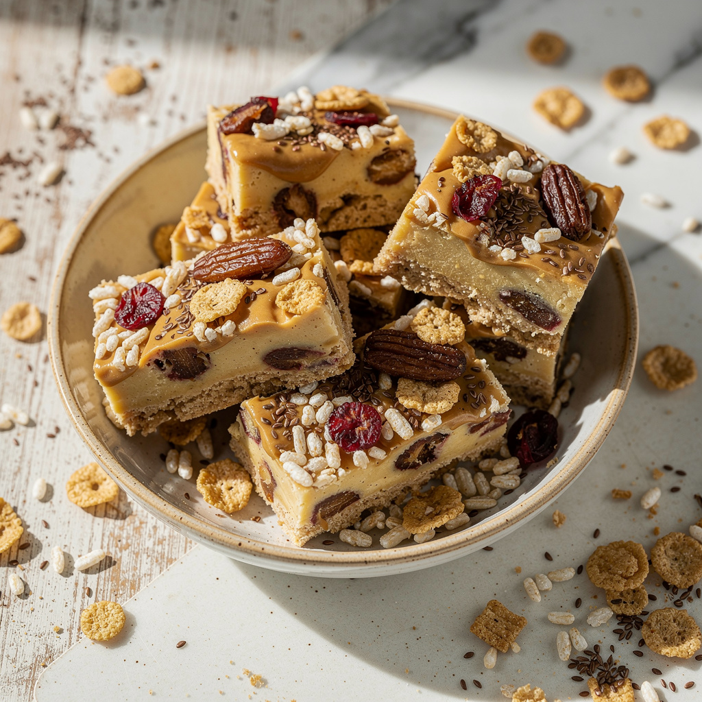 Cereal Crunch Frozen Yogurt Breakfast Bars