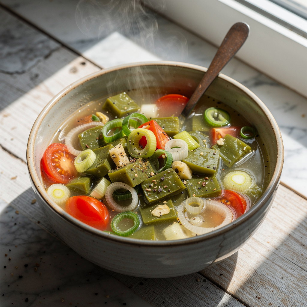 Sopa de Nopales