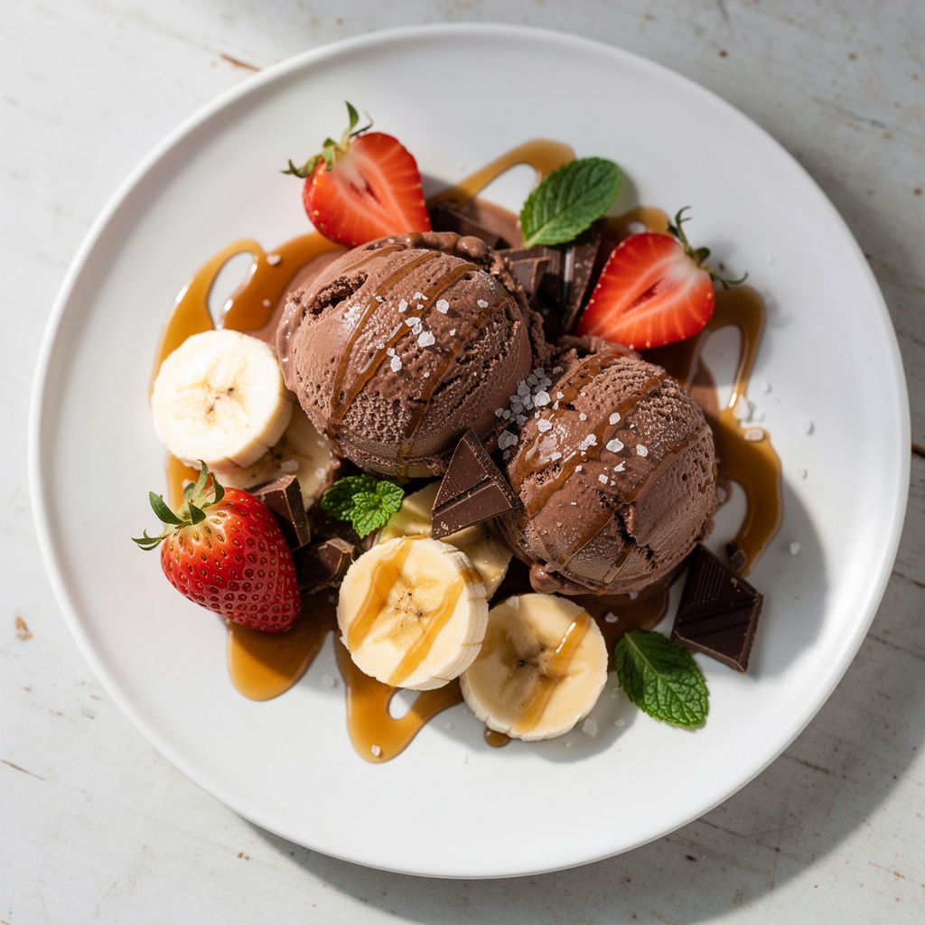 Strawberry-Chocolate Ice Cream