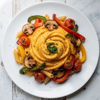 Mac and Cheese with Roasted Veggies