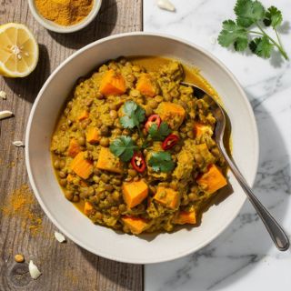 Lentil Sweet Potato Curry