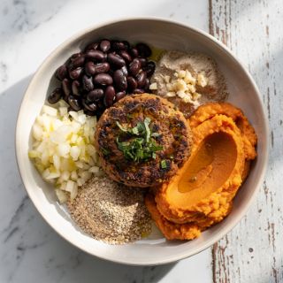 Sweet Potato Black Bean Burgers