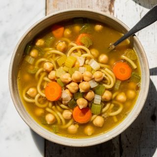 Chickpea Noodle Soup