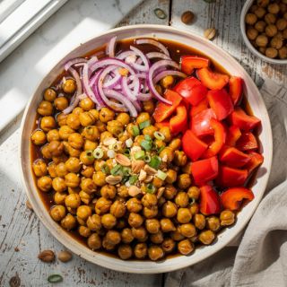 Kung Pao Chickpeas (in a Slow Cooker!)