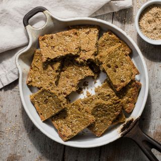 Buckwheat Sesame Crackers