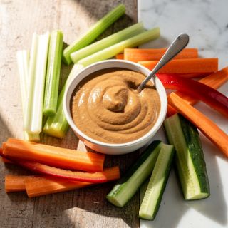 Satay Dip with Vegetable Dippers