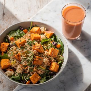 Southwest Sweet Potato Rice Salad