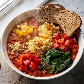 Morning Veggie Shakshuka