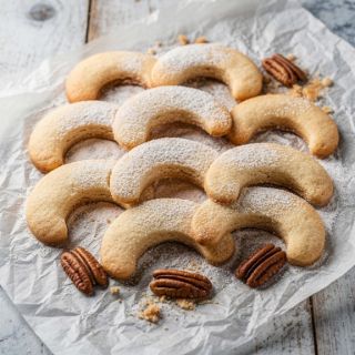 Almond Crescent Cookies