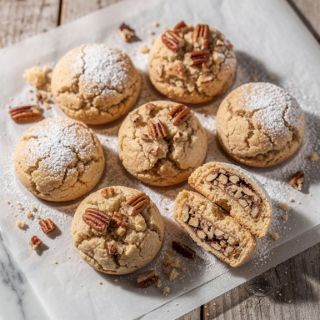 Healthy Snowball Cookies