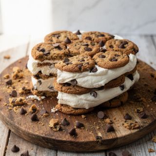 Chocolate Chip Cookie Icebox Cake