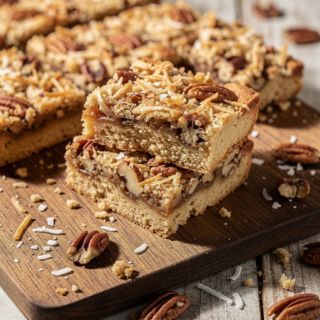 Healthier Magic Cookie Bars