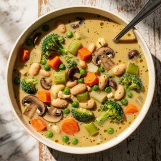 Vegetable Pot Pie Soup