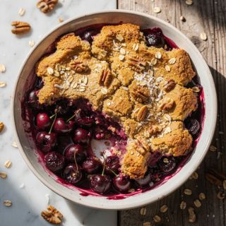 Gluten-Free Cherry Cobbler