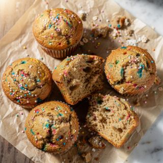 Vegan Gluten-Free Funfetti Muffins