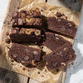 Vegan Brownie Banana Bread (gluten-free!)