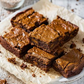 One-Bowl Vegan Pumpkin Brownies