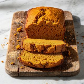Vegan Pumpkin Bread (gluten-free, oil-free)