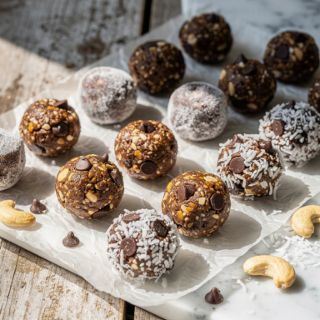 Coconut Chocolate Chip Energy Balls