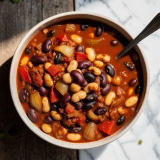 Three Bean 20-Minute Chili (vegan & gluten-free!)