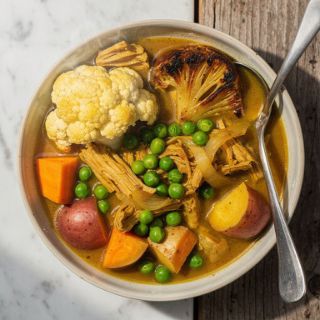 Jackfruit Vegan Curry (gluten-free, oil-free)