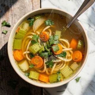 Classic Veggie Noodle Soup (Vegan + Gluten-Free)