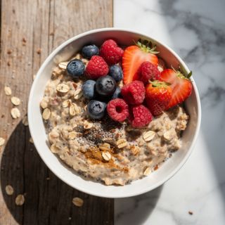 High Fiber Oatmeal & Berries