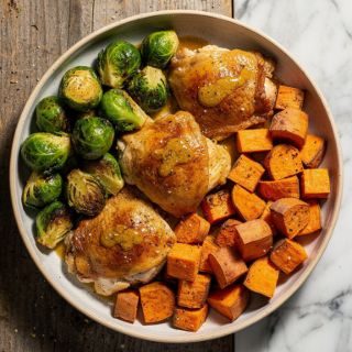 Honey Mustard Chicken Sheet Pan Meal