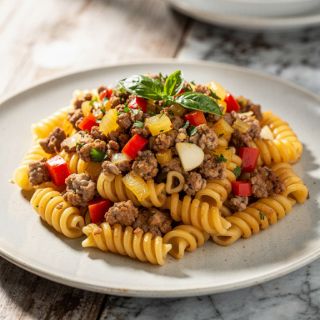 Ground Turkey Pasta