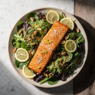Pistachio Salmon Salad