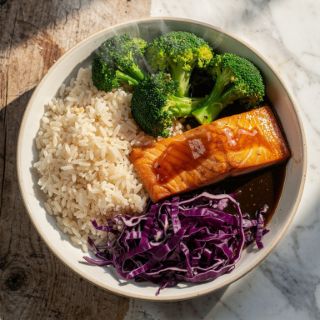 Teriyaki Salmon Bowls
