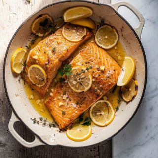 Honey Lemon Garlic Salmon