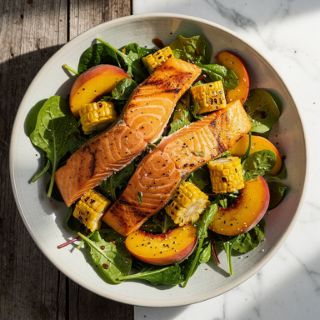 Grilled Salmon Salad