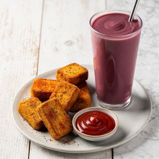 Vegan Air-Fried Tofu Nuggets