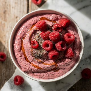Raspberry Chia Seed Pudding