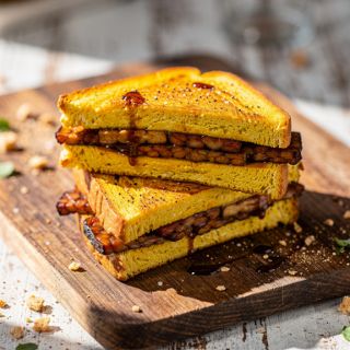 Healthy Vegan Breakfast Sandwich