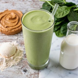 Peanut Butter Banana Green Smoothie
