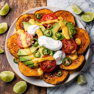 Ultimate Vegan Sweet Potato Nachos
