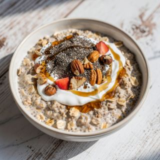 Vegan Chia Overnight Oats (ready in 5-minutes!)
